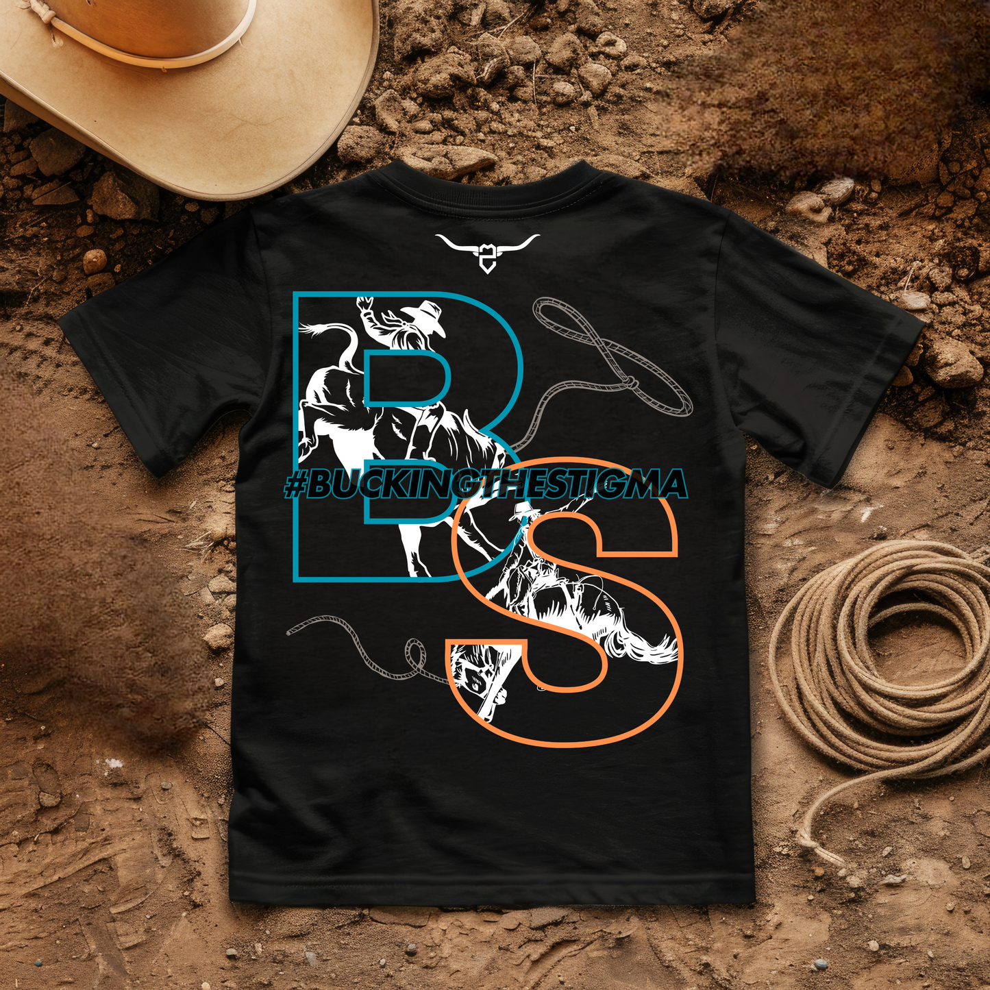 ROPED BuckingTheStigma Tee (Black)