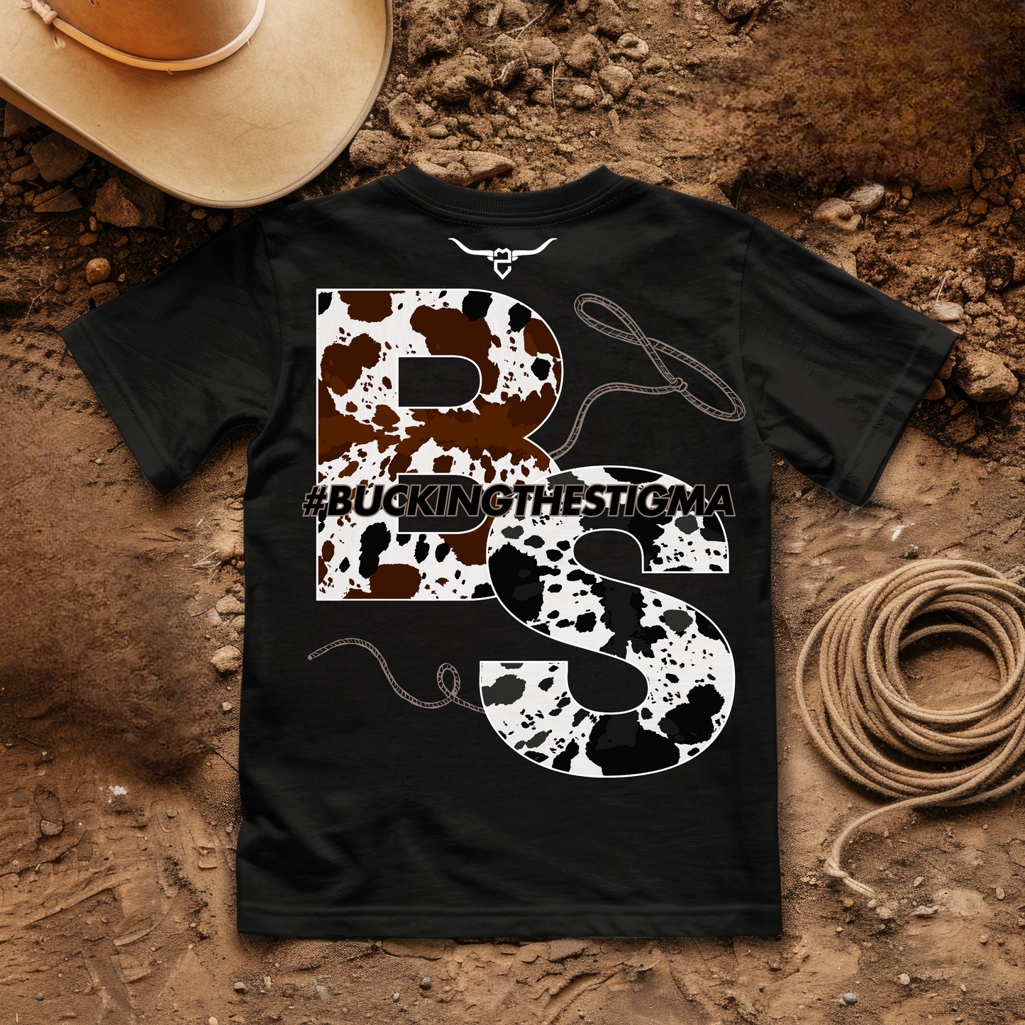 ROPED BuckingTheStigma Tee (Black)