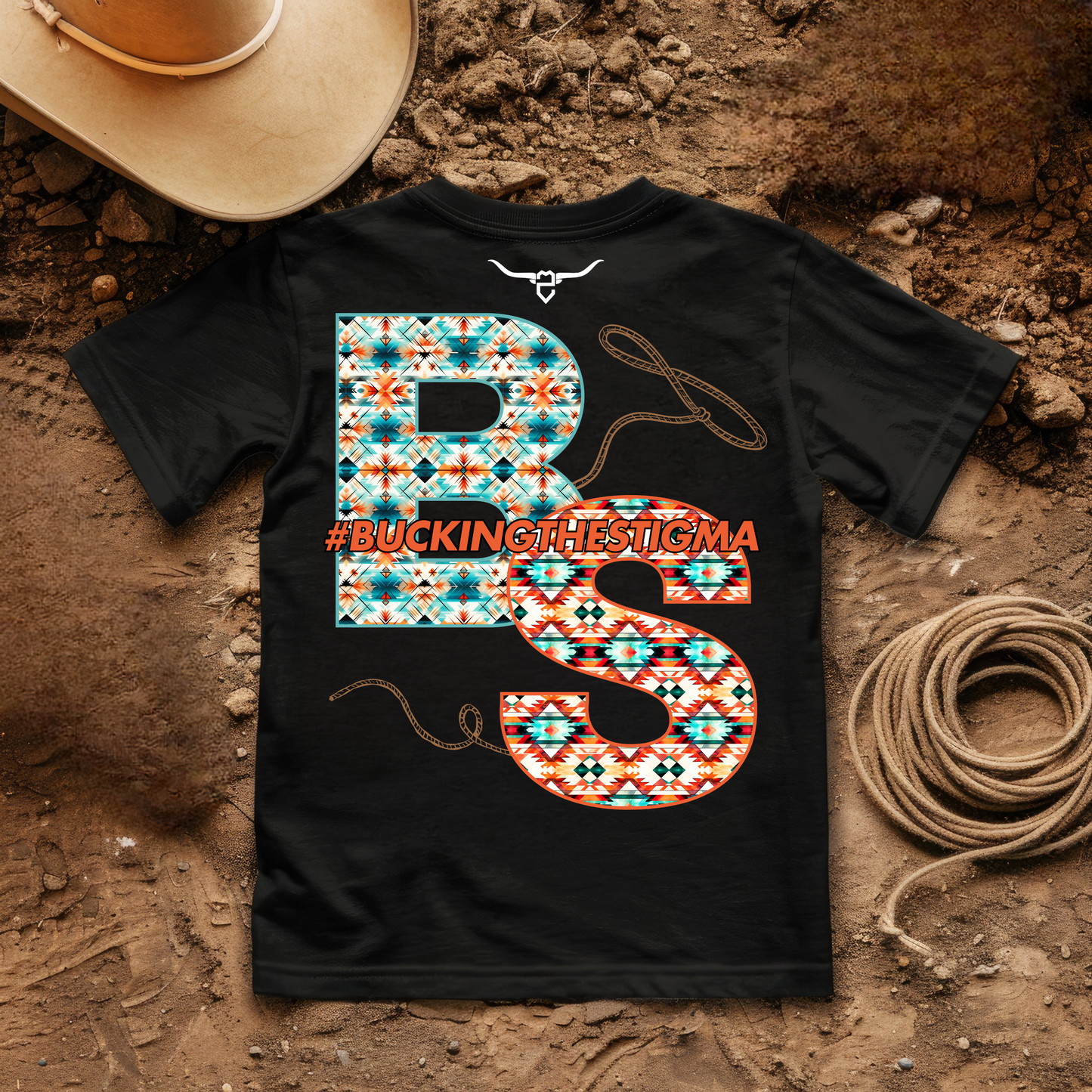 ROPED BuckingTheStigma Tee (Black)
