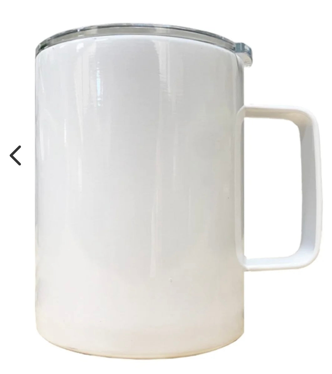 Travel Mug 12oz Stainless Steel with Lid