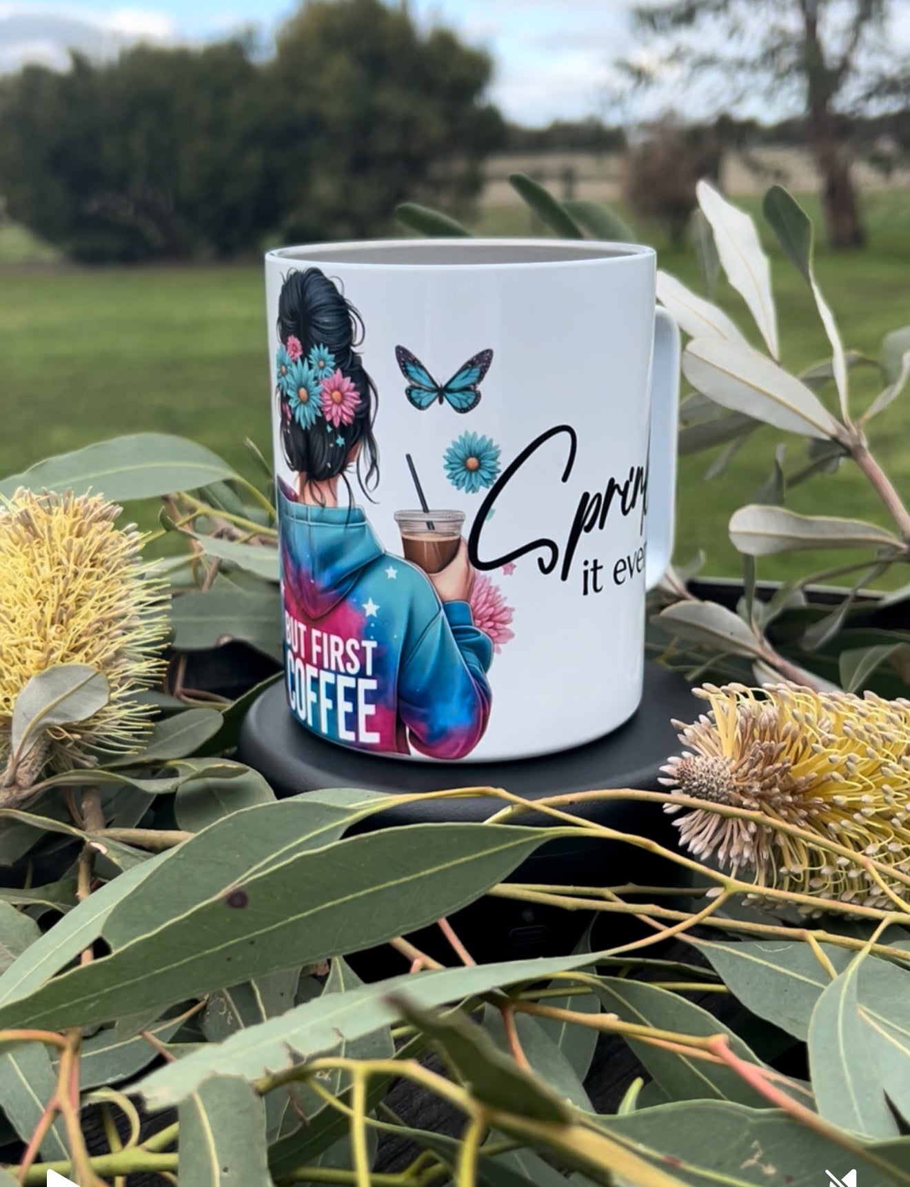 Travel Mug 12oz Stainless Steel with Lid